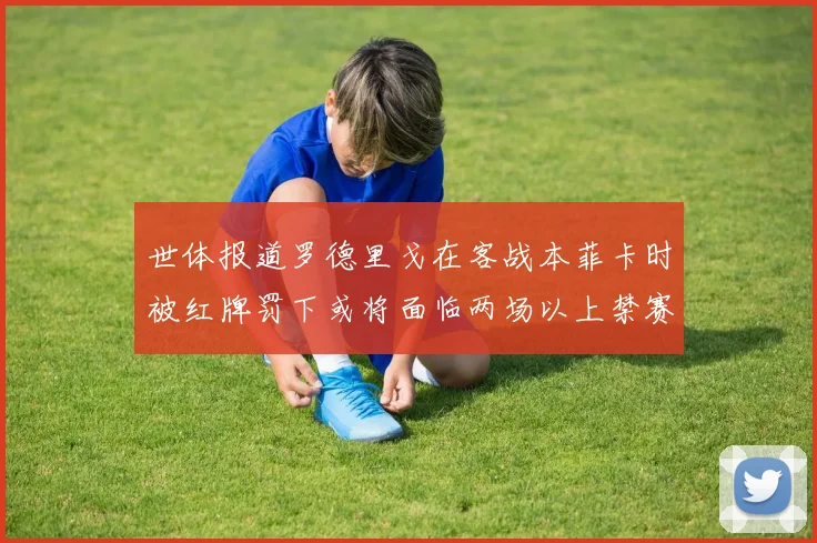 世体报道罗德里戈在客战本菲卡时被红牌罚下或将面临两场以上禁赛处罚